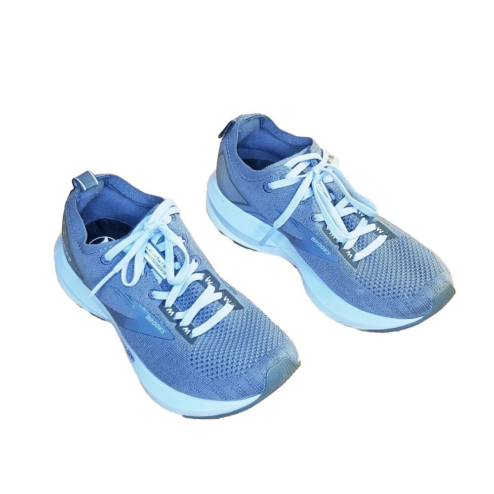 Brooks Levitate 3 Women’s Size 6 Gray Blue Running Shoes Sneakers  1203131B008